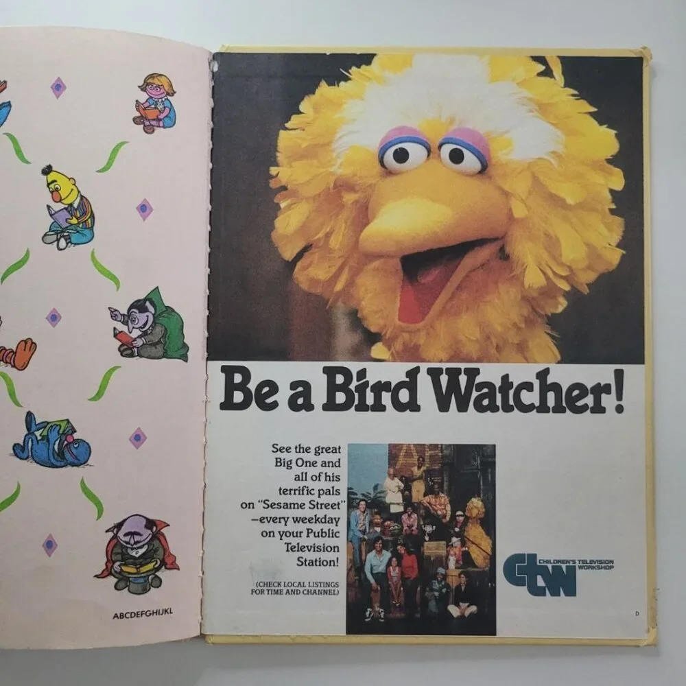 Sesame Street Which One Doesnt Belong Book Vintage 1981 Muppet Jim Henson Puzzle